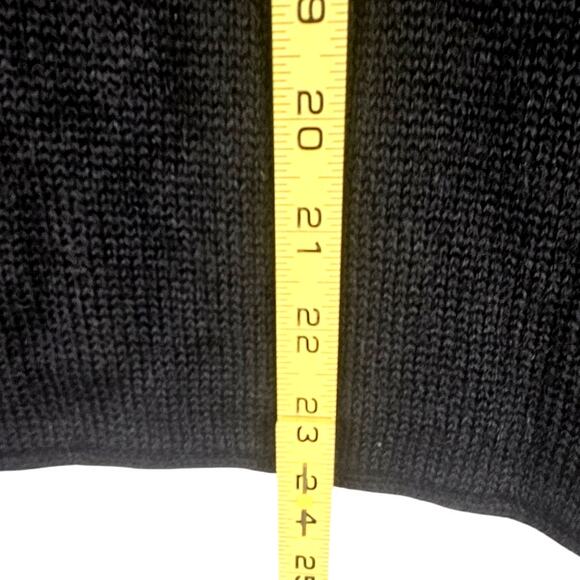 D'Stylo Womens L Blue 100% Wool Colorblock Cardigan Sweater Button Vtg Geometric - Picture 8 of 8